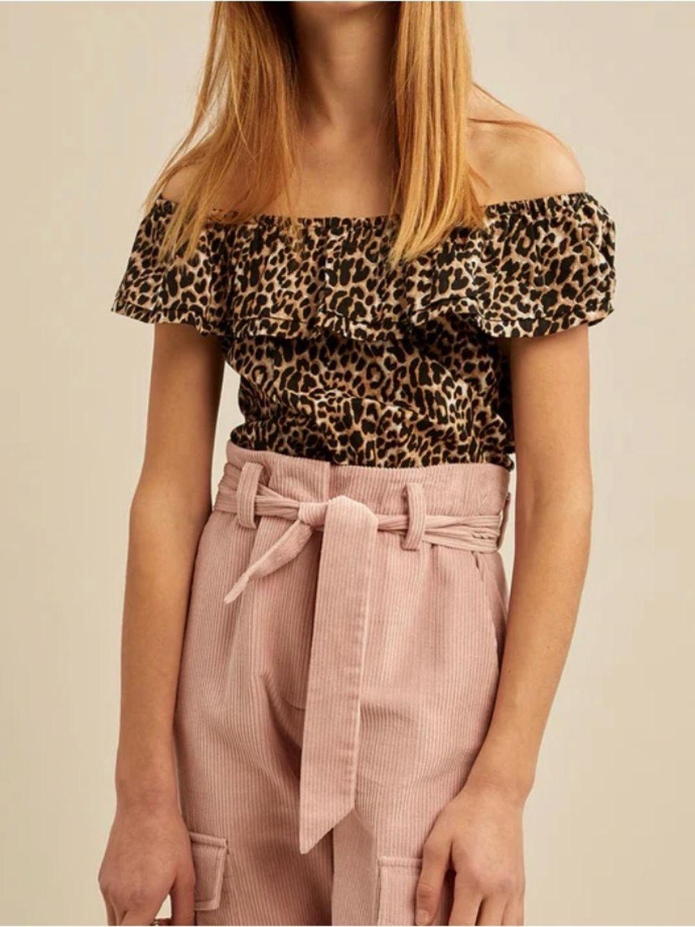 CeCe Off the Shoulder Animal Print Top 🐆✨ - Picture 5 of 5
